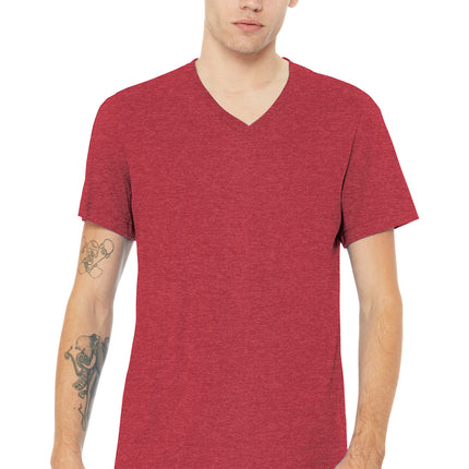 BELLA+CANVAS ®  Unisex Heather CVC V-Neck Tee BC3005CVC