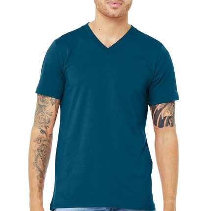BELLA+CANVAS  ®  Unisex Jersey Short Sleeve V-Neck Tee. BC3005