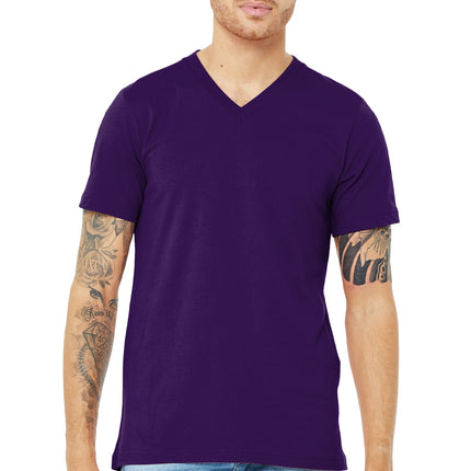BELLA+CANVAS  ®  Unisex Jersey Short Sleeve V-Neck Tee. BC3005