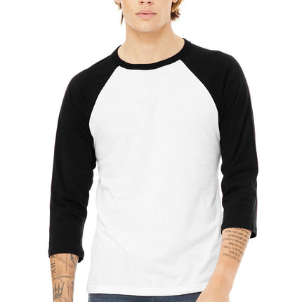 BELLA+CANVAS  ®  Unisex 3/4-Sleeve Baseball Tee. BC3200