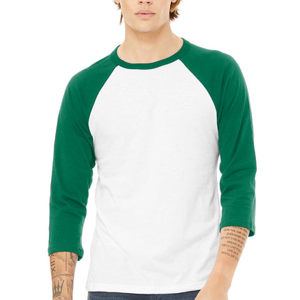 BELLA+CANVAS  ®  Unisex 3/4-Sleeve Baseball Tee. BC3200