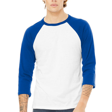 BELLA+CANVAS  ®  Unisex 3/4-Sleeve Baseball Tee. BC3200