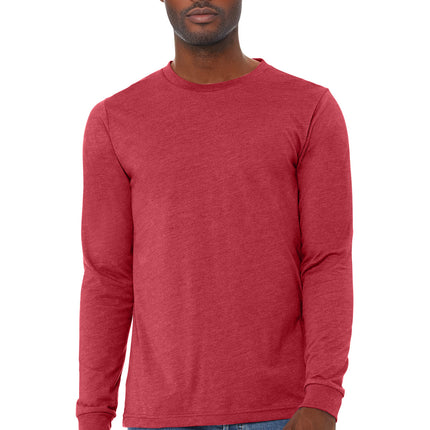 BELLA+CANVAS ®  Unisex Heather CVC Long Sleeve Tee BC3501CVC