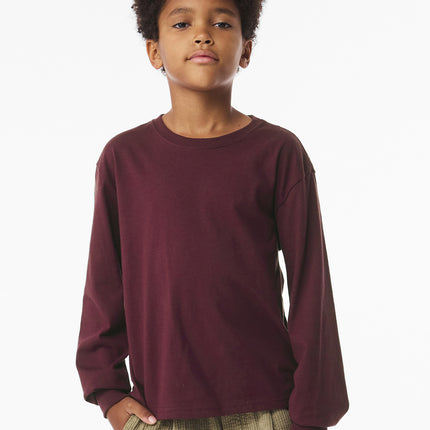 BELLA+CANVAS ®  Youth 6-Ounce Heavyweight Long Sleeve Tee BC3511Y