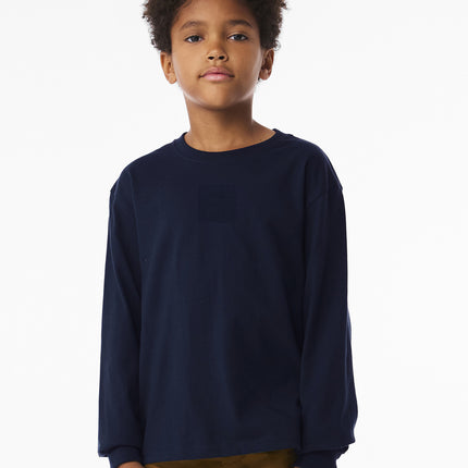 BELLA+CANVAS ®  Youth 6-Ounce Heavyweight Long Sleeve Tee BC3511Y