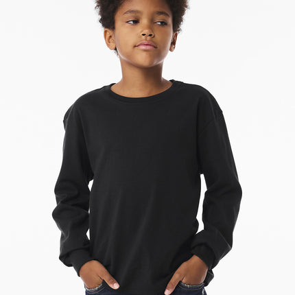 BELLA+CANVAS ®  Youth 6-Ounce Heavyweight Long Sleeve Tee BC3511Y