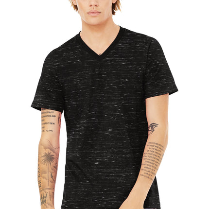 BELLA+CANVAS ®  Unisex Textured Jersey V-Neck Tee BC3655