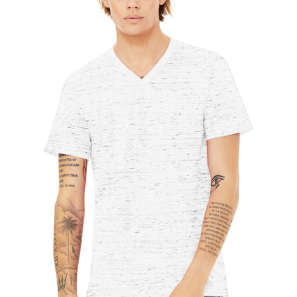 BELLA+CANVAS ®  Unisex Textured Jersey V-Neck Tee BC3655