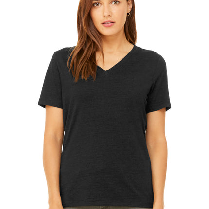 BELLA+CANVAS ®  Women's Relaxed Heather CVC V-Neck Tee BC6405CVC