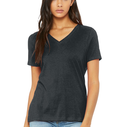 BELLA+CANVAS ®  Women's Relaxed Heather CVC V-Neck Tee BC6405CVC