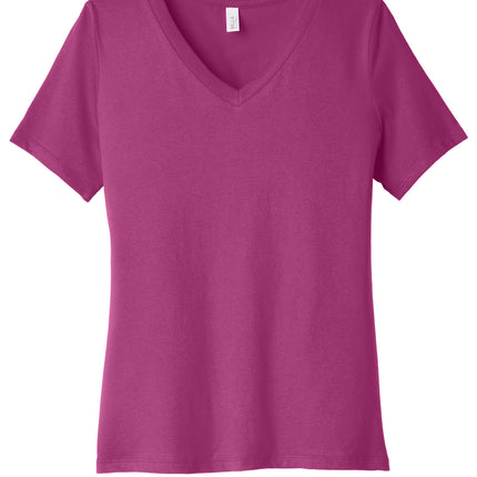 BELLA+CANVAS  ®  Women's Relaxed Jersey Short Sleeve V-Neck Tee. BC6405
