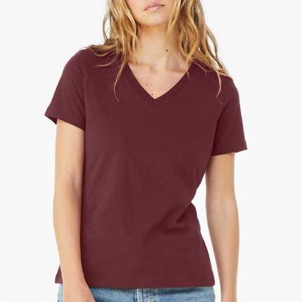 BELLA+CANVAS  ®  Women's Relaxed Jersey Short Sleeve V-Neck Tee. BC6405