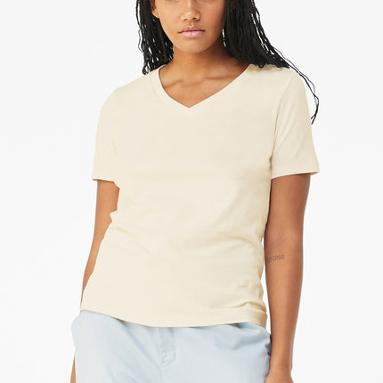 BELLA+CANVAS  ®  Women's Relaxed Jersey Short Sleeve V-Neck Tee. BC6405