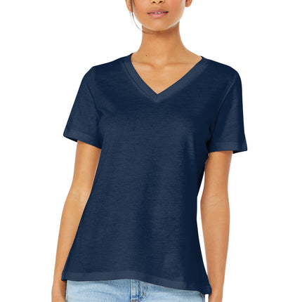 BELLA+CANVAS  ®  Women's Relaxed Jersey Short Sleeve V-Neck Tee. BC6405