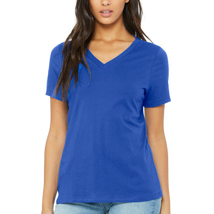 BELLA+CANVAS  ®  Women's Relaxed Jersey Short Sleeve V-Neck Tee. BC6405