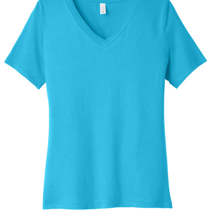 BELLA+CANVAS  ®  Women's Relaxed Jersey Short Sleeve V-Neck Tee. BC6405