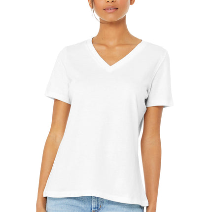 BELLA+CANVAS  ®  Women's Relaxed Jersey Short Sleeve V-Neck Tee. BC6405