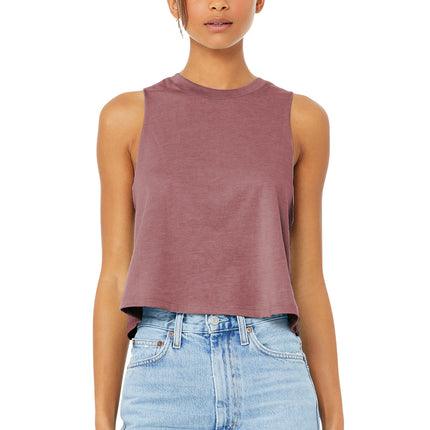 BELLA+CANVAS  ®  Women's Racerback Cropped Tank. BC6682