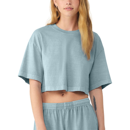 BELLA+CANVAS ®  Women's Heavyweight Garment-Dyed Cropped Tee BC6882GD