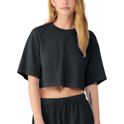 BELLA+CANVAS ®  Women's Heavyweight Garment-Dyed Cropped Tee BC6882GD