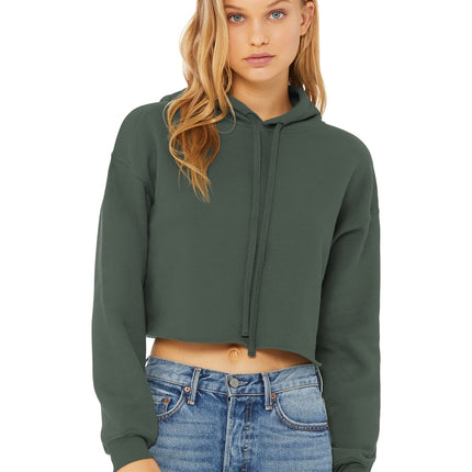 BELLA+CANVAS  ®  Women's Sponge Fleece Cropped Fleece Hoodie. BC7502