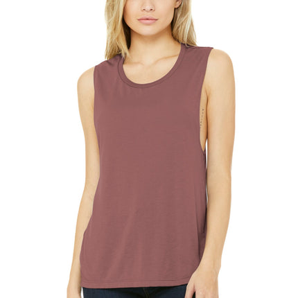 BELLA+CANVAS  ®  Women's Flowy Scoop Muscle Tank. BC8803