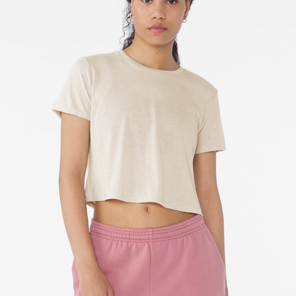 BELLA+CANVAS ®  Women's Flowy Cropped Tee BC8882