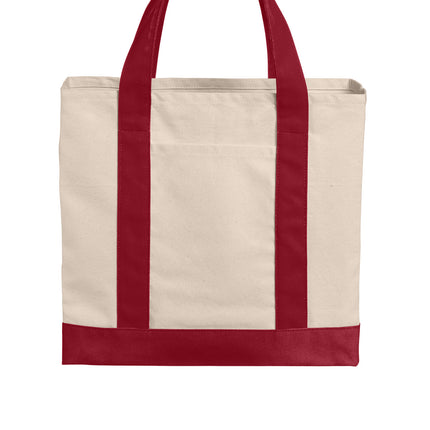Port Authority ®  Cotton Canvas Two-Tone Tote BG429