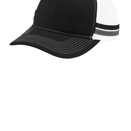Port Authority  ®  Two-Stripe Snapback Trucker Cap. C113