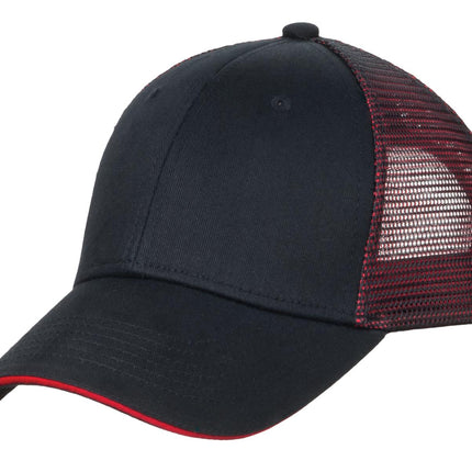 Port Authority ®  Double Mesh Snapback Sandwich Bill Cap. C818