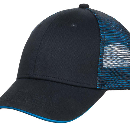 Port Authority ®  Double Mesh Snapback Sandwich Bill Cap. C818