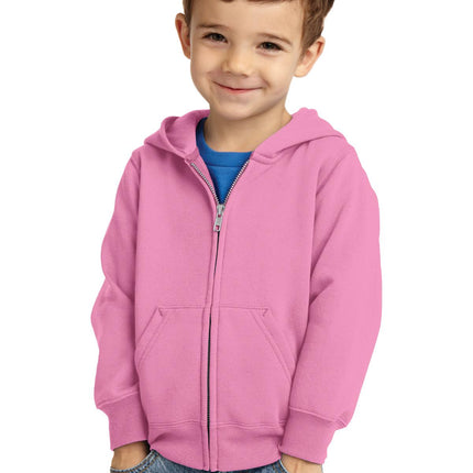 Port & Co ™  Toddler Core Fleece Full-Zip Hooded Sweatshirt. CAR78TZH