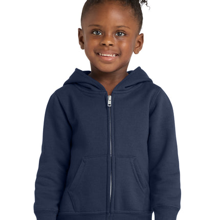 Port & Co ™  Toddler Core Fleece Full-Zip Hooded Sweatshirt. CAR78TZH