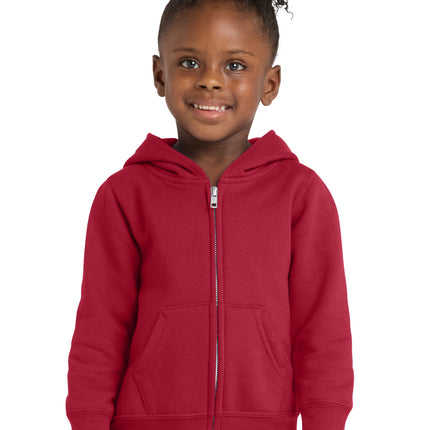 Port & Co ™  Toddler Core Fleece Full-Zip Hooded Sweatshirt. CAR78TZH