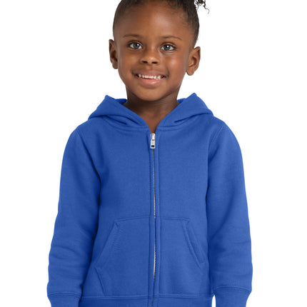 Port & Co ™  Toddler Core Fleece Full-Zip Hooded Sweatshirt. CAR78TZH