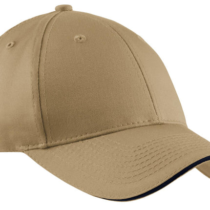 Port Authority ®  Cotton Twill Sandwich Bill Cap.  CP85