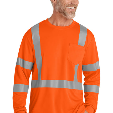 CornerStone  ®  ANSI 107 Class 3 Mesh Long Sleeve Tee. CS203