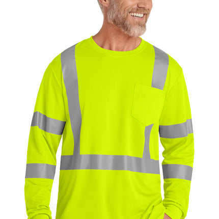 CornerStone  ®  ANSI 107 Class 3 Mesh Long Sleeve Tee. CS203