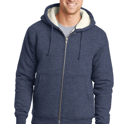 CornerStone ®  Heavyweight Sherpa-Lined Hooded Fleece Jacket. CS625