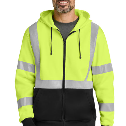 CornerStone ®  A107 Class 3 Heavy-Duty Fleece Full-Zip Hoodie CSF300