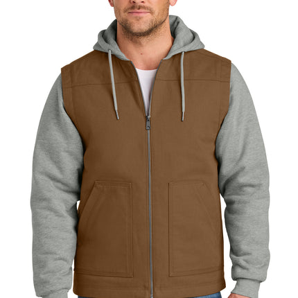 CornerStone ®  Duck Fleece Full-Zip Hooded Jacket CSJ42