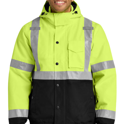 CornerStone ®  ANSI 107 Class 3 Waterproof Insulated Ripstop Bomber Jacket CSJ501