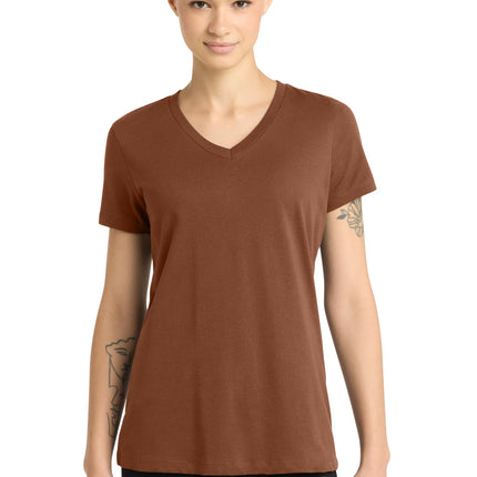 District ®  - Women's Perfect Weight ®  V-Neck Tee. DM1170L