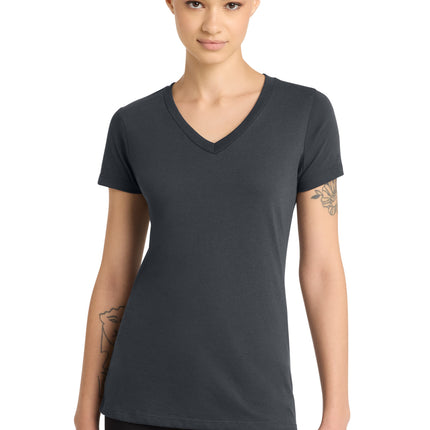 District ®  Women's Perfect Blend ®  CVC V-Neck Tee. DM1190L