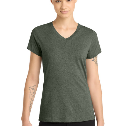 District ®  Women's Perfect Blend ®  CVC V-Neck Tee. DM1190L