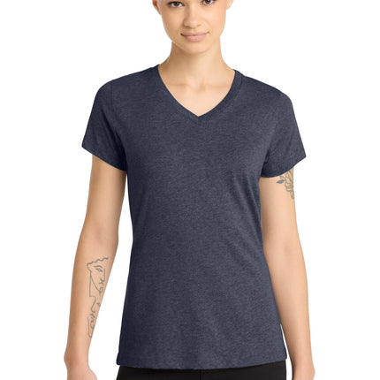 District ®  Women's Perfect Blend ®  CVC V-Neck Tee. DM1190L