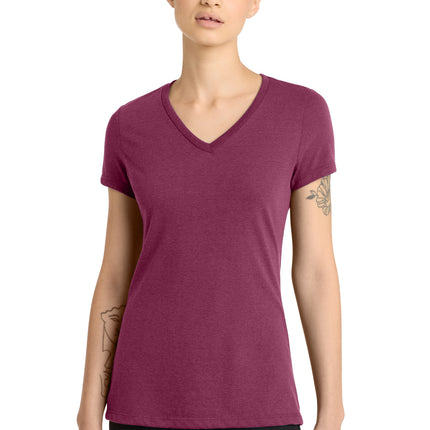 District ®  Women's Perfect Blend ®  CVC V-Neck Tee. DM1190L