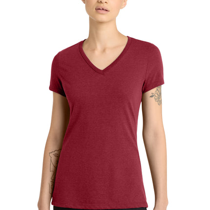 District ®  Women's Perfect Blend ®  CVC V-Neck Tee. DM1190L