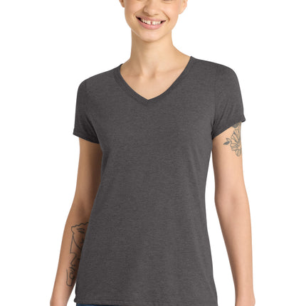 District ®  Women's Perfect Tri ®  V-Neck Tee. DM1350L