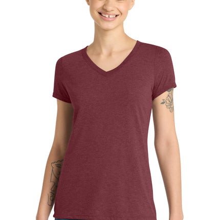 District ®  Women's Perfect Tri ®  V-Neck Tee. DM1350L
